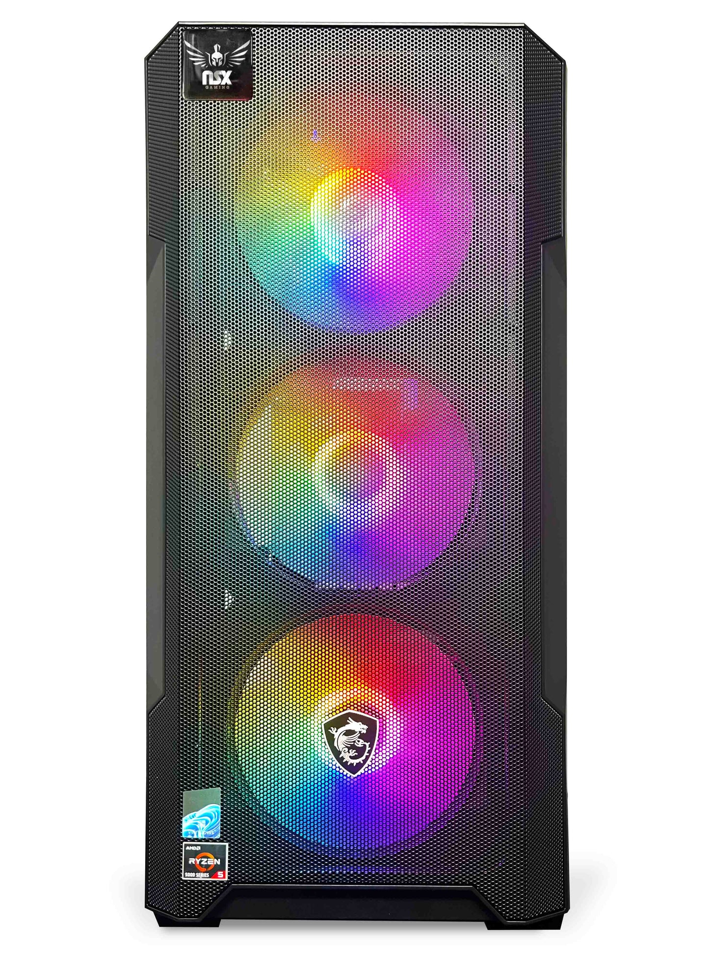 Copia de NSX Gaming PC (AMD Ryzen 5 5500, RTX 3050 Ventus 2X, RAM 16GB, SSD 480GB, Win 11 Home , Peripherals included)