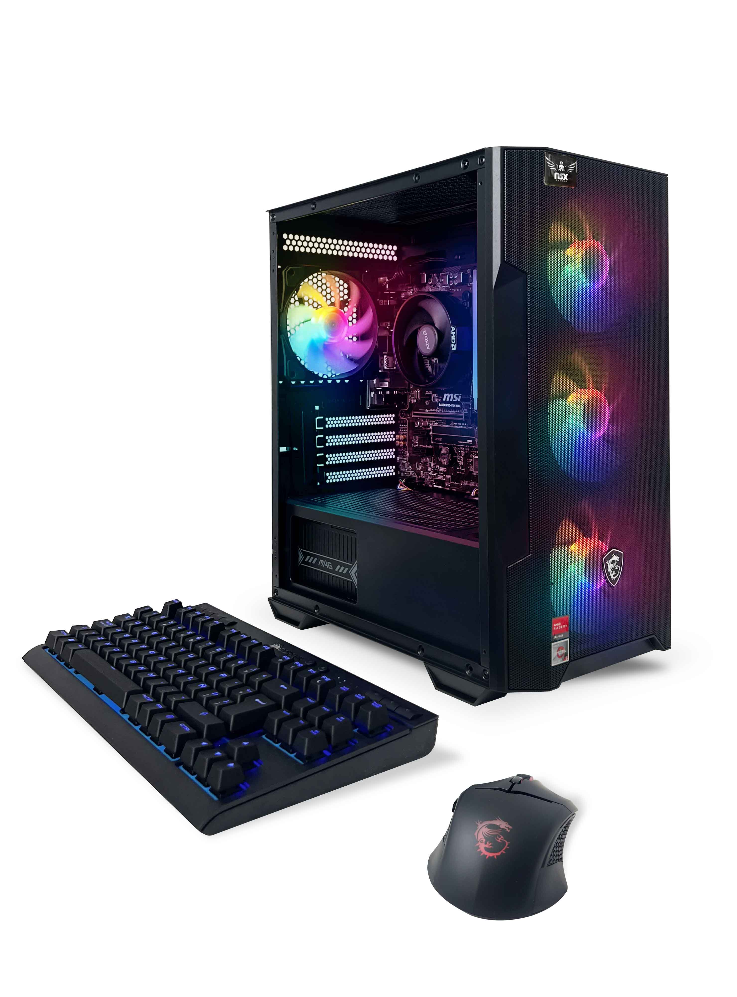 VolttierPC - PC Gaming Completo AMD Ryzen 5 5600G 6x4.4Ghz | AMD Radeon  Vega 7 | 16GB DDR4 | 512GB M.2 SSD | WiFi 6 + Bluetooth 5.2 | Windows 11 