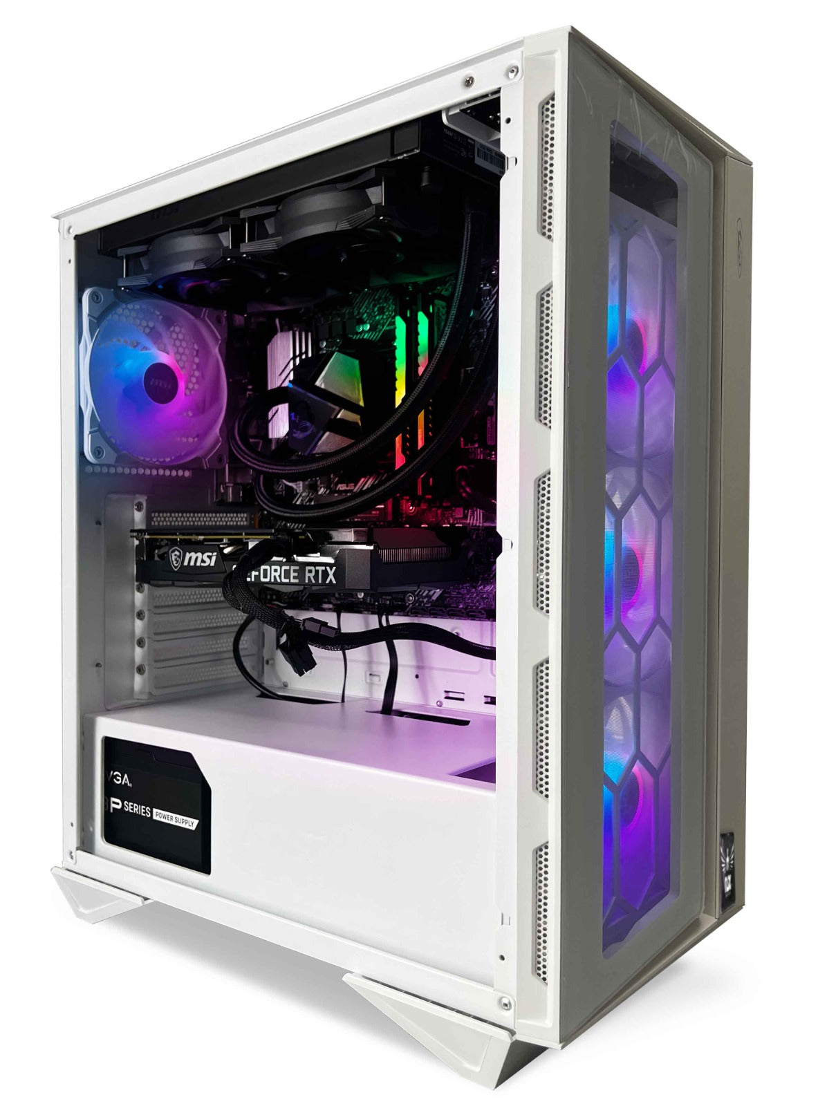NSX GAMING PC DESKTOP GAMER RYZEN 7 5700X, 16 GB (2X 8GB RAM ), 1 TB SSD, RTX 3060 VENTUS 2X 12GB OC, WINDOWS 11 HOME, KEYBOARD AND MOUSE 1 YEAR WARRANTY