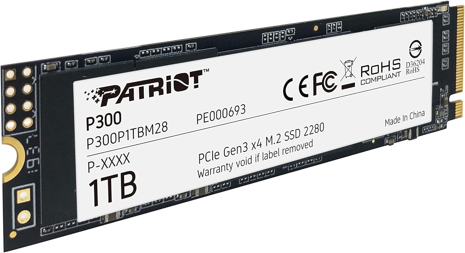 PATRIOT SSD P300 1TB M.2 2280 PCI GEN3