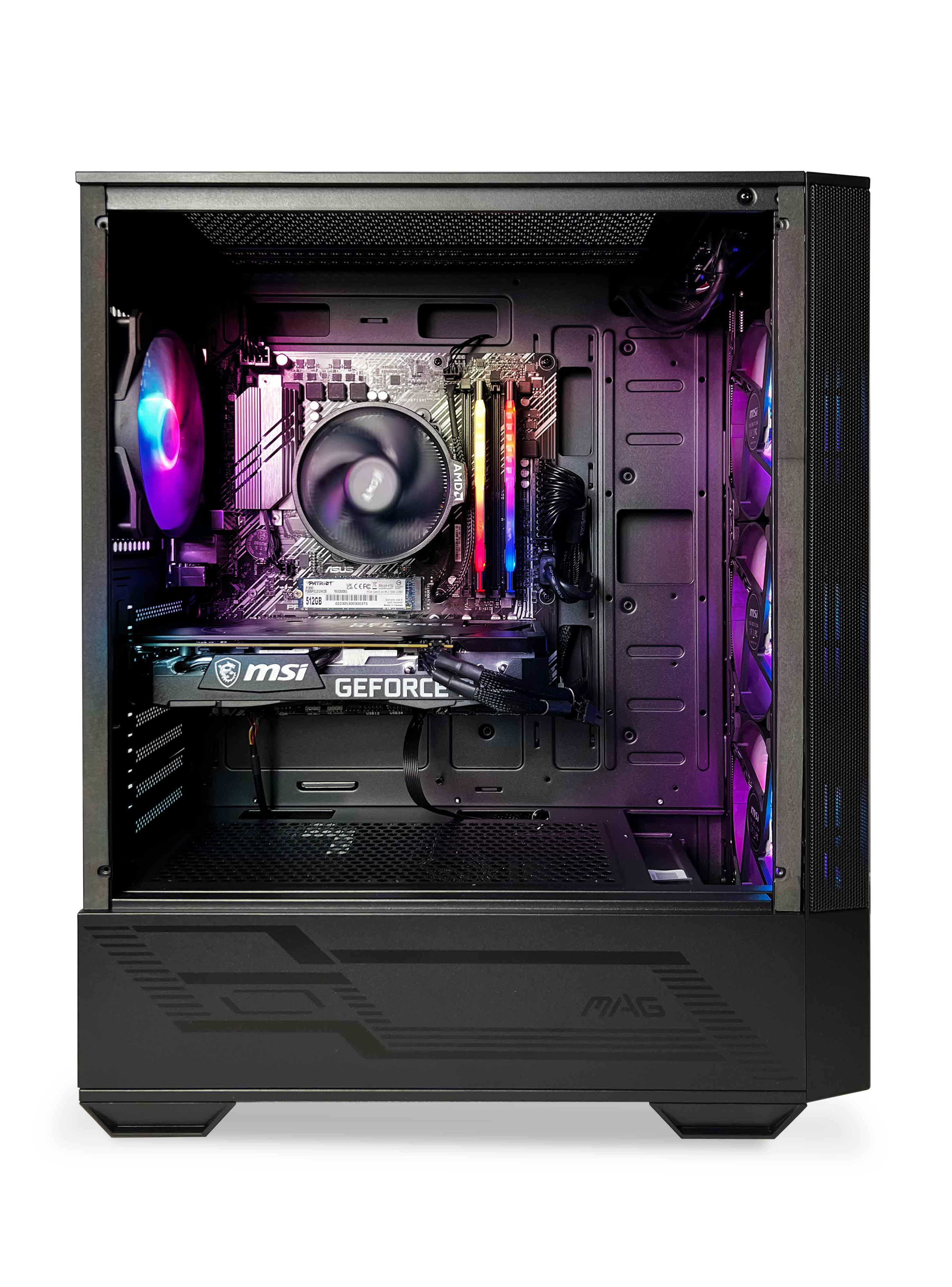 AMD Desktop NSX PC | AMD Ryzen 5 5500 |16 GB RAM | SSD 512 gb | RTX 3060 | USB-C | Hdmi | Mouse and Keyboard Gamer Included | Windows 11 Home